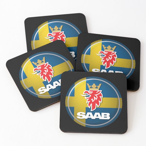 Item preview, Swedish flag SAAB rondel artwork designed and sold by blackdogshop.