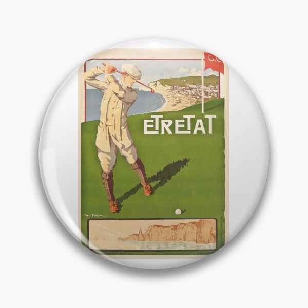 Item preview, Vintage Étretat France Golf   designed and sold by TeeARTHY.