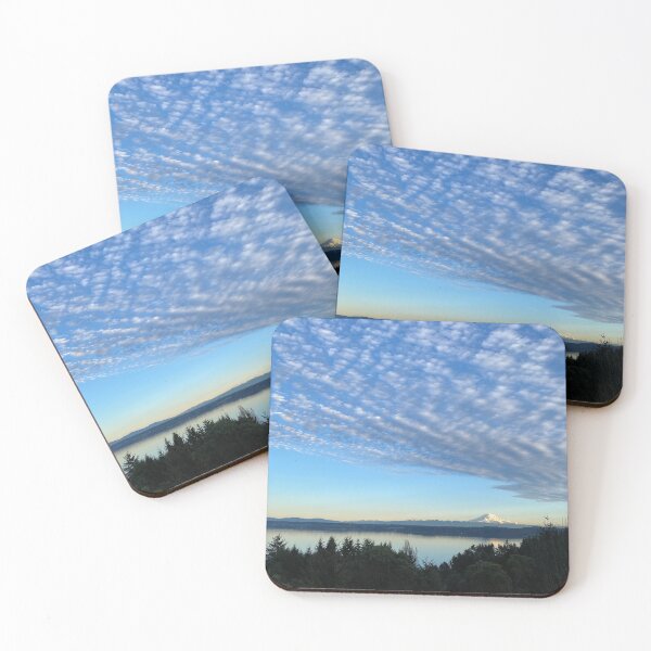 Item preview, Cumulus clouds over Mt. Rainier designed and sold by rstewartstudio.