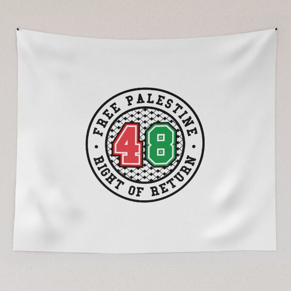 Item preview, Free Palestine Right of Return 48 Nakba designed and sold by Eat the Rich.