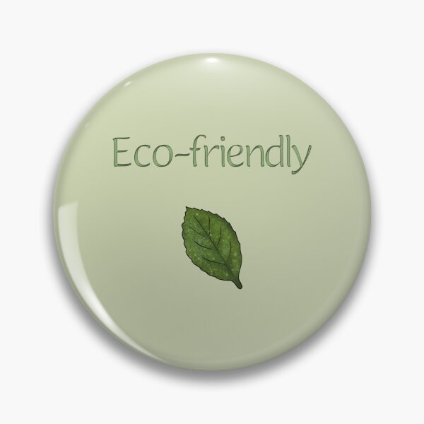 Item preview, The inscription “Eco-friendly” with a leaf designed and sold by Cherevan.
