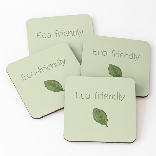Item preview, The inscription “Eco-friendly” with a leaf designed and sold by Cherevan.