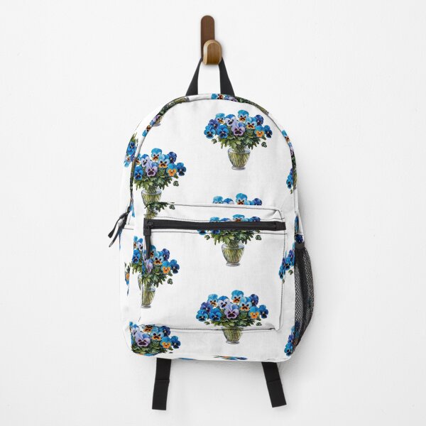 Item preview, Watercolor Blue Pansy Flowers designed and sold by silviaol.