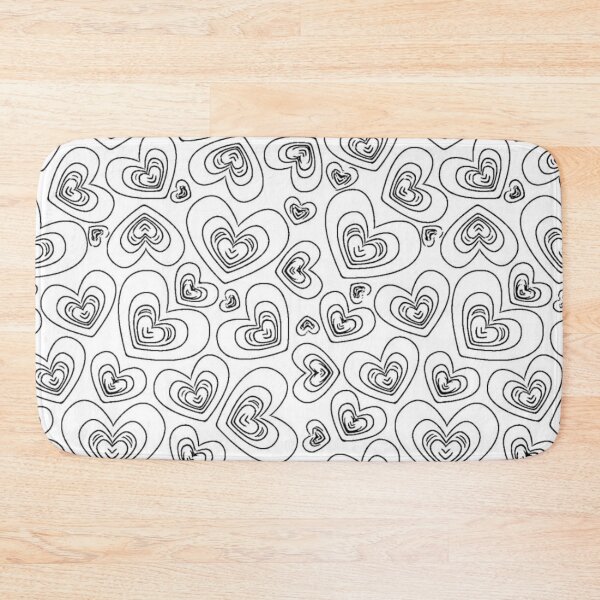Item preview, Black & White Nested Heart Outline – Coloring Page Pattern designed and sold by larissa-myrie.