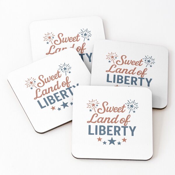 Item preview, Sweet Land of Liberty Americana for the Fourth of July Patriotic Sayings  designed and sold by PaperieJennifer.