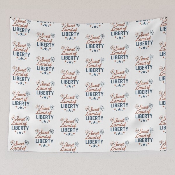 Item preview, Sweet Land of Liberty Americana for the Fourth of July Patriotic Sayings  designed and sold by PaperieJennifer.