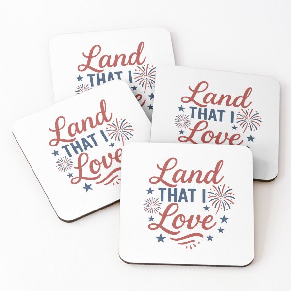 Item preview, Land That I Love Americana for the Fourth of July Patriotic Sayings  designed and sold by PaperieJennifer.