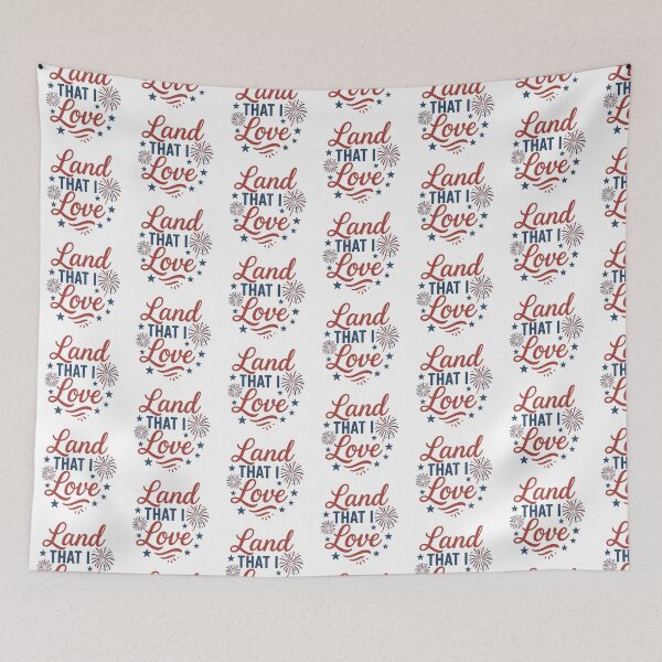 Item preview, Land That I Love Americana for the Fourth of July Patriotic Sayings  designed and sold by PaperieJennifer.