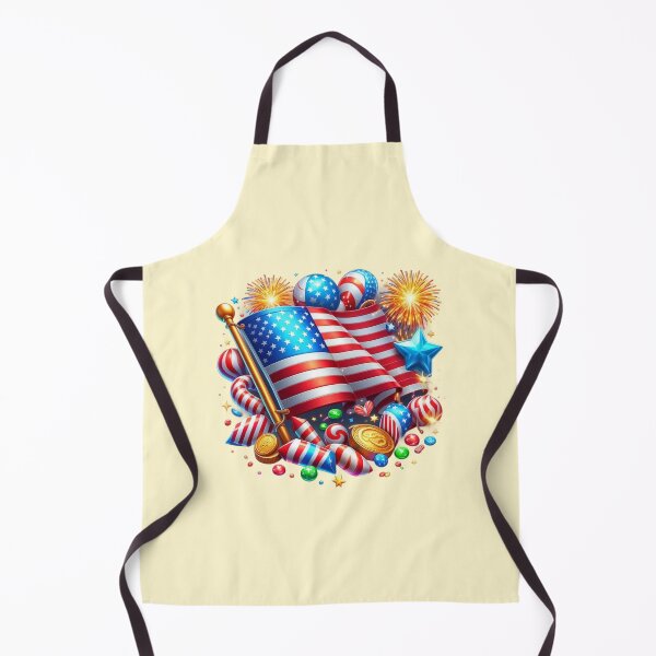 Item preview, American Flag with Fireworks - Patriotic designed and sold by binspired2shop.