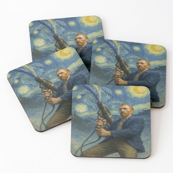 Item preview, Van Gogh vs. The Universe designed and sold by POD DYNASTY | Original Print On Demand T-Shirt Graphics.
