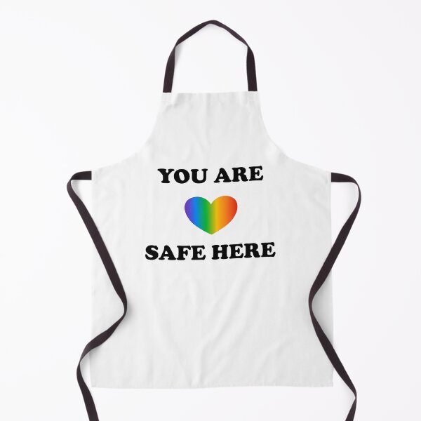Item preview, You are safe here - rainbow LGBTQ safe space designed and sold by Inspirationmotivation.