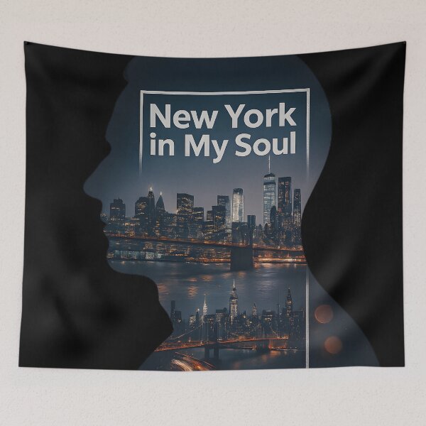 Item preview, New York Silhouette City Art designed and sold by MysticArtisan.
