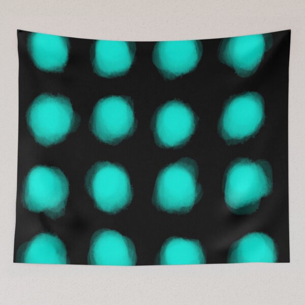 Item preview, White Yarn Spheres on Flat Black designed and sold by SUFT.