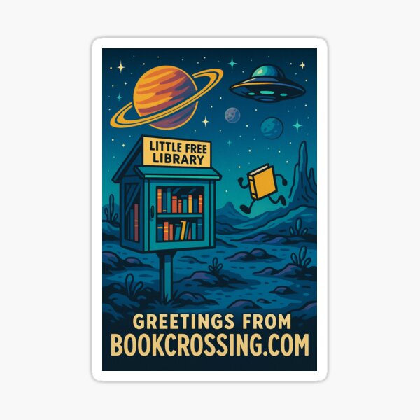Item preview, Bookcrossing.com Traveling Sci-Fi Books designed and sold by CosmicGrant.
