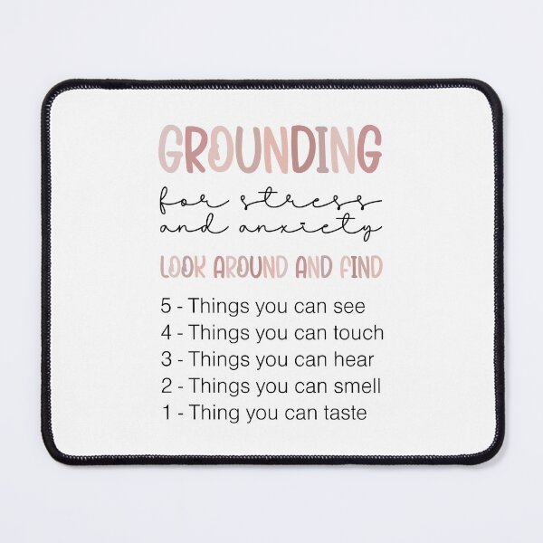 Item preview, Grounding for Stress + Anxiety | Peony Pink designed and sold by KindToYourMind.