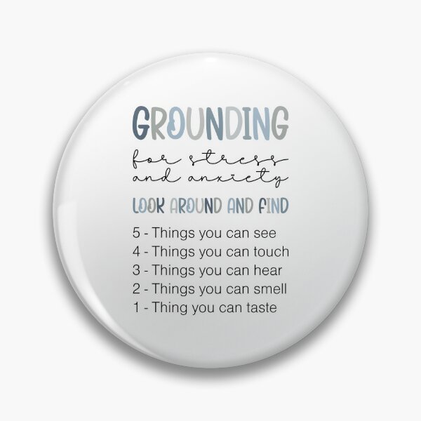 Item preview, Grounding for Stress + Anxiety | Ocean Blue designed and sold by KindToYourMind.