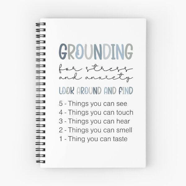 Item preview, Grounding for Stress + Anxiety | Ocean Blue designed and sold by KindToYourMind.