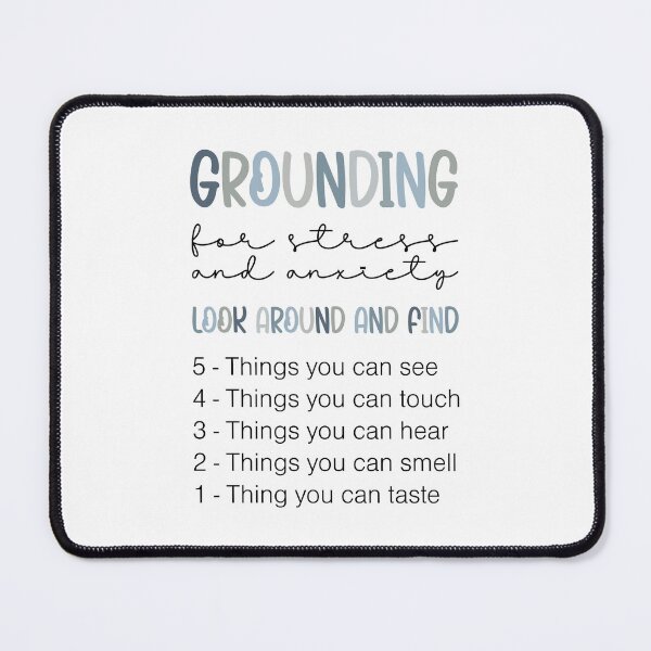 Item preview, Grounding for Stress + Anxiety | Ocean Blue designed and sold by KindToYourMind.