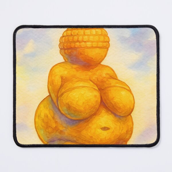 Item preview, Venus of Willendorf aquarelle art designed and sold by EmeraldeaArt.