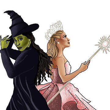 Artwork thumbnail, Elphaba and Glinda by alexasbarreras