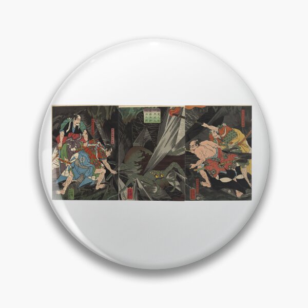 Item preview, Minamoto no Yorimitsu  Raiko Loyal Retainers Killing the Giant Earth Spider   designed and sold by TeeARTHY.