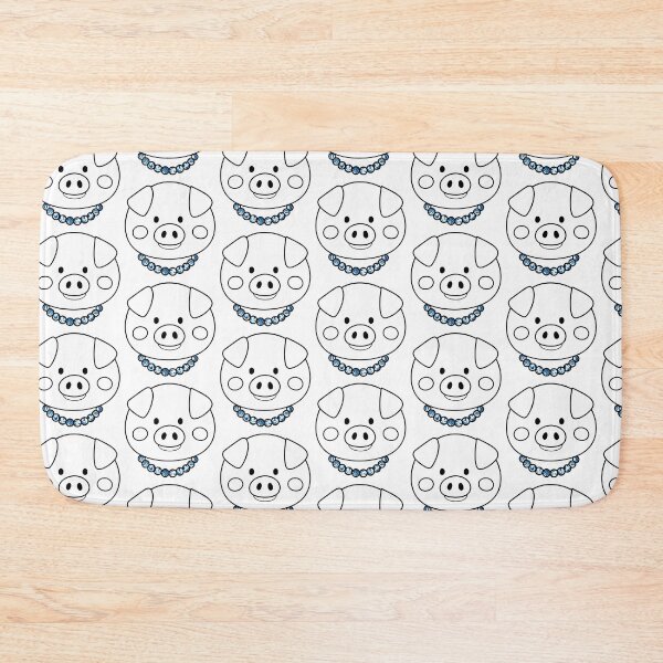 Item preview, Colored collared pig with its neck designed and sold by Kiyomizu touch.