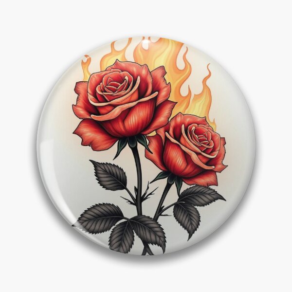 Item preview, Flaming rose designed and sold by Justnangel76.