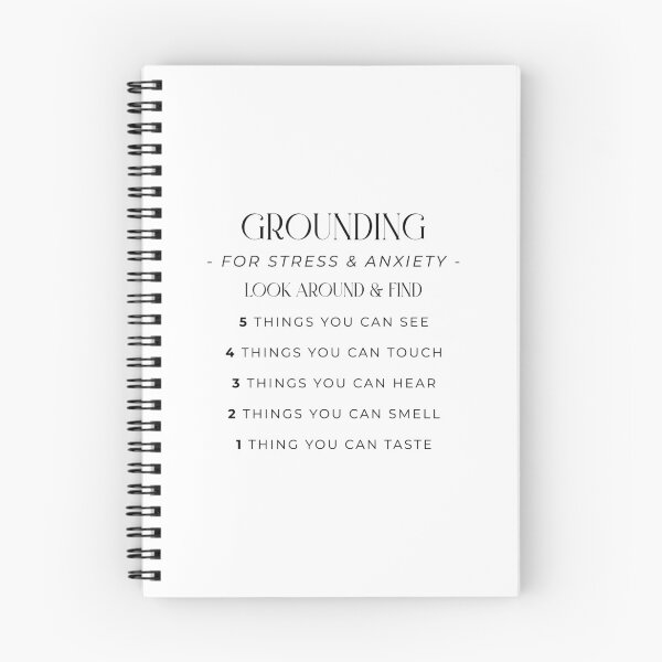 Item preview, Grounding for Stress + Anxiety | White designed and sold by KindToYourMind.