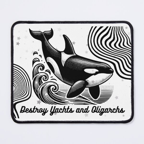 Item preview, Destroy Yachts designed and sold by The Great Orca Uprising: Art with a Porpoise.