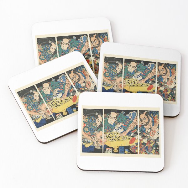Item preview, Raiko's Retainers, Watanabe No Tonna, Sadanobu And Kunitoki Playing Go Utagawa Kuniyoshi  designed and sold by TeeARTHY.