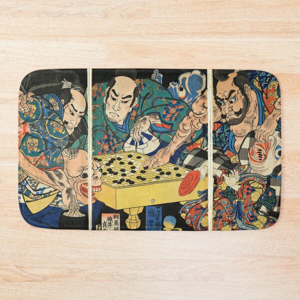 Item preview, Raiko's Retainers, Watanabe No Tonna, Sadanobu And Kunitoki Playing Go Utagawa Kuniyoshi  designed and sold by TeeARTHY.