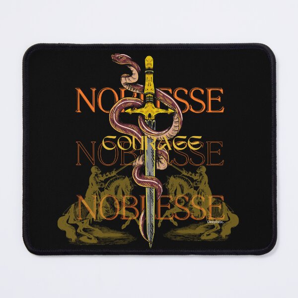 Item preview, Noblesse & Courage – Sword and Serpent Symbolic Design with two faced knights  designed and sold by deeplistic.