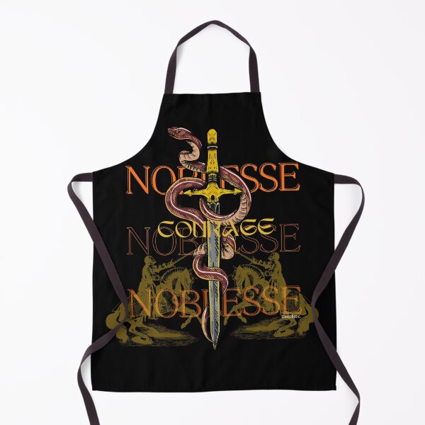 Item preview, Noblesse & Courage – Sword and Serpent Symbolic Design with two faced knights  designed and sold by deeplistic.