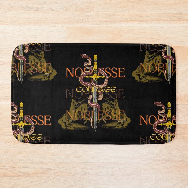 Item preview, Noblesse & Courage – Sword and Serpent Symbolic Design with two faced knights  designed and sold by deeplistic.