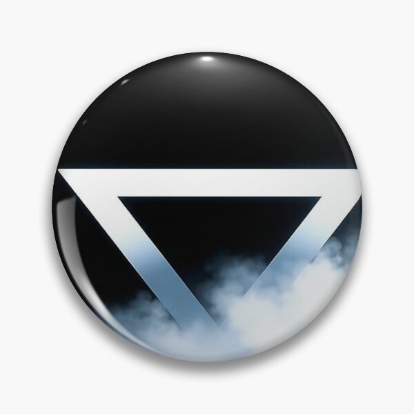 Item preview, Mystic Triangle Glow - Ethereal Fog Geometry Art designed and sold by VA Design.