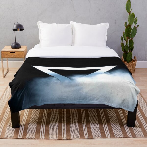 Item preview, Mystic Triangle Glow - Ethereal Fog Geometry Art designed and sold by VA Design.