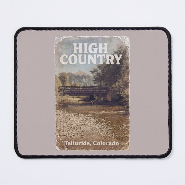 Item preview, Vintage Worn Telluride, Colorado Poster designed and sold by JRRouse.