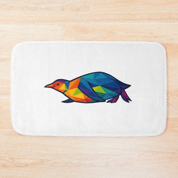 Item preview, Prismatic Penguin Sliding designed and sold by TheWonkyEaselCo.