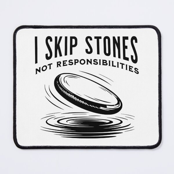 Item preview, Skipping Stones Not Duties Design designed and sold by Bliss Find And Design.