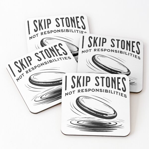 Item preview, Skipping Stones Not Duties Design designed and sold by Bliss Find And Design.