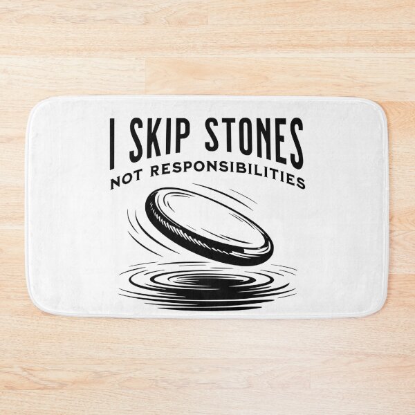 Item preview, Skipping Stones Not Duties Design designed and sold by Bliss Find And Design.