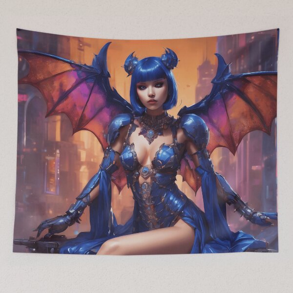 Item preview, Cyberpunk Angel Hedy Wronson designed and sold by NoraRoseArts.