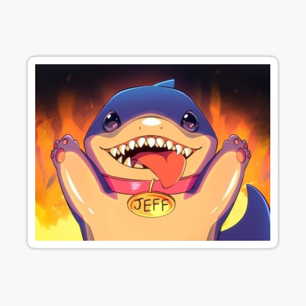 Item preview, Jeff the Landshark in Hell Design designed and sold by StarlightHQ.