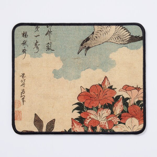 Item preview, Cuckoo and Azaleas Hokusai designed and sold by Gotoo.
