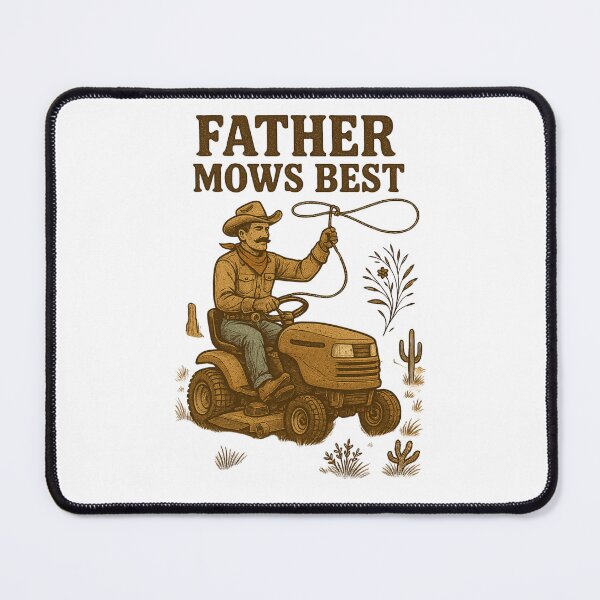 Item preview, Father Mows Best, Father’s Day, Funny Dad Jokes, Lawn Mower, Dad Humor, riding mower designed and sold by Orvista.