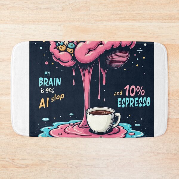 Item preview, My brain is 90% AI slop and 10% espresso designed and sold by 1R6V.