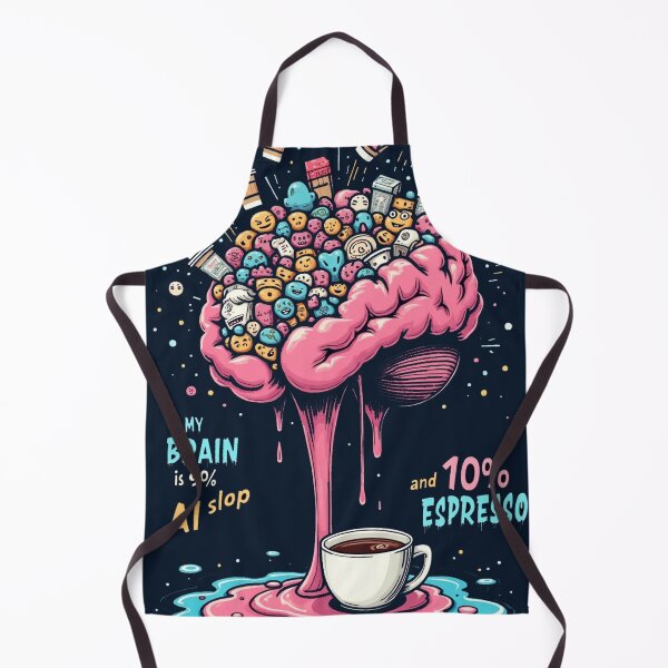 Item preview, My brain is 90% AI slop and 10% espresso designed and sold by 1R6V.