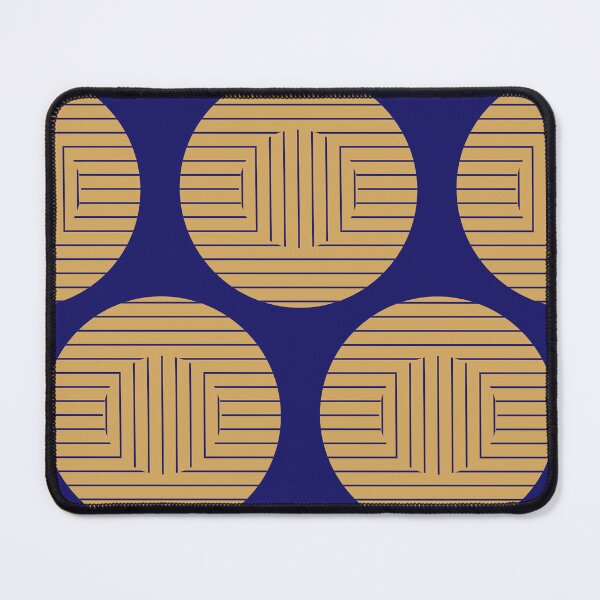 Item preview, Gold Medallions on Sapphire Blue designed and sold by PSCSCo.