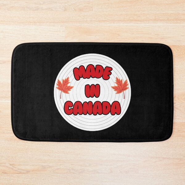 Item preview, Bold “Made in Canada” Badge – Red Leaf Emblem on Concentric White Circle designed and sold by larissa-myrie.