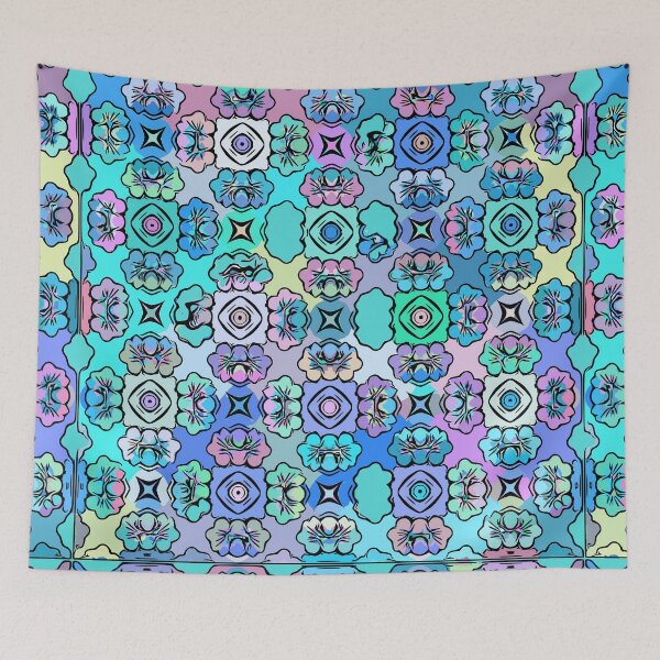 Item preview, Rainbow flowerama pastel freedom design designed and sold by ncNatureVisions.